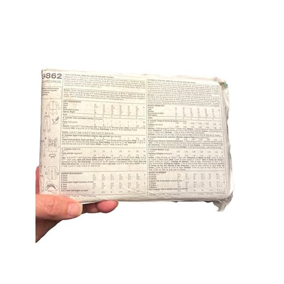 Sewing Pattern Simplicity 9862 Walt Disney's Peter Pan Hook Tinkerbell sizes 3-8 - Picture 4 of 5